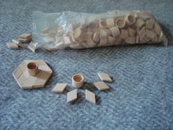 Bastelsatz für Holzkerzenständer